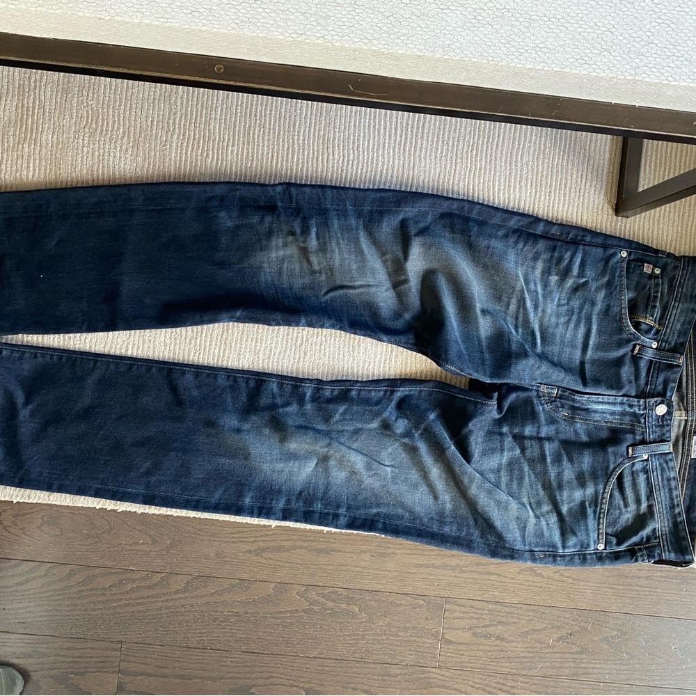AG Adriano Goldschmied Dark Indigo Slim Jeans